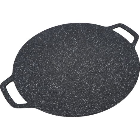 Plaque de cuisson pour barbecue réutilisable, facile à nettoyer, revêtement à haute conductivité thermique, idéale pour la randonnée et le camping, 38 cm / 14,96 pouces (1/5)