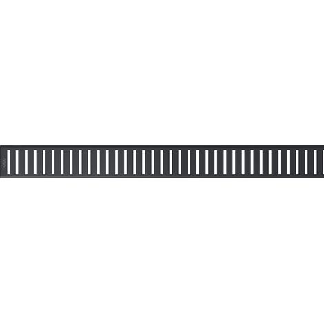 Alcadrain Duschrost PURE BLACK  für Duschrinnen, Schwarz-Matt 1450 mm (1/2)