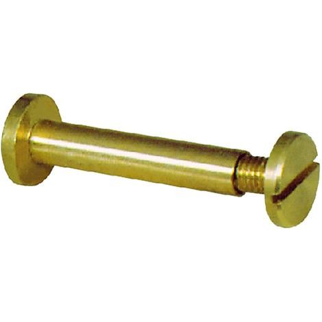 Koncreto Viti A Cannocchiale Mm 12X50 Pz 5 In Ottone Lucido. In Blister.