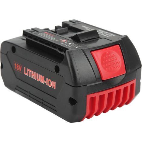 Batterie de remplacement lithium-ion 18 V pour outils électroportatifs sans fil Bosch, avec indicateur LED (1/5)