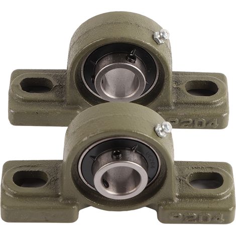 2pcs UCP204 Pillow Block Bearing Ball Mounted Bearing Bore Diameter 20mm (1/5)