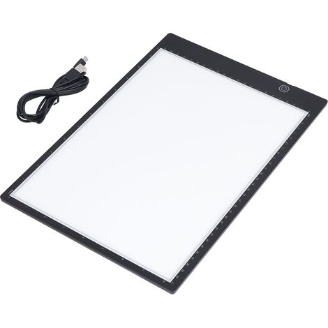 Table Lumineuse LED à Luminosité Réglable, Économe en Énergie, Alimentation USB, Fournitures de Dessin Pratiques pour Décalquage (1/5)
