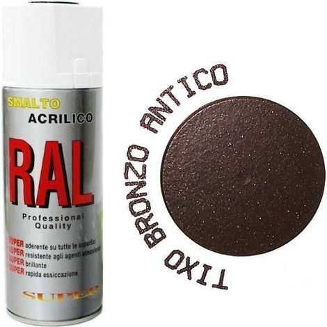 Bomboletta Spray Tixo Bronzo Antico Ferro Micaceo Antichizzante Protettivo