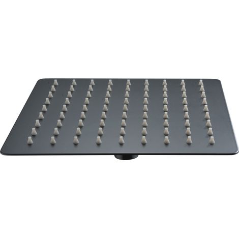 Imex -  Rociador Ducha Efecto Lluvia de 20X20cm Negro