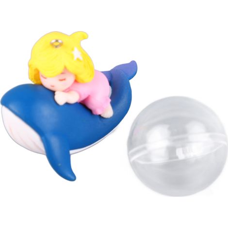 1 décoration flottante, en plastique, diamètre 3 cm, fil 50 cm, pour aquarium eau douce et eau de mer (1/5)