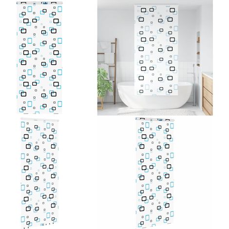 vidaXL Store enrouleur de douche avec cassette largeur du tissu 86 cm (1/5)