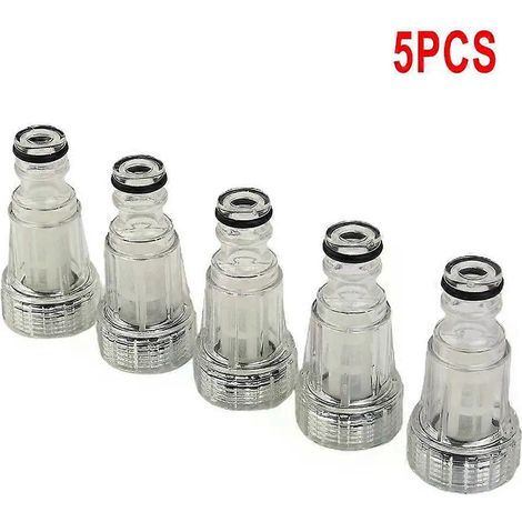Für 5 Stück 175 PSI Hochdruckreiniger-Wasserfilter, Autowaschmaschinen-Wasseranschluss für Kärcher K2-K7 Hochdruckreiniger-JXLGV (1/4)