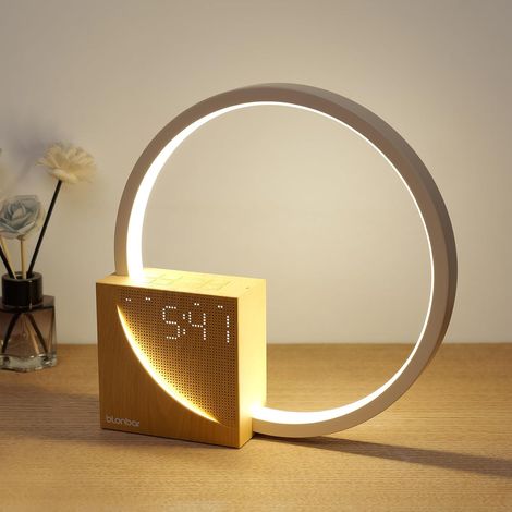 10W Bedside Lamp with USB Charging Function, Wake-up Light, Touch Control, Dimmable Table Lamp, Sleep Aid for Babies and Adults, 3 Brightness Levels, Night Light for Bedroom, Living Room [Energy Class (1/5)