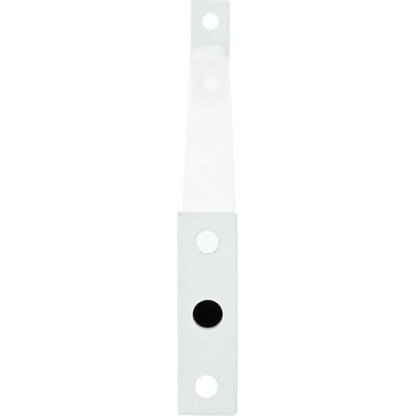 Barre de sécurité de fenêtre réglable, blanche, 710-1200 mm, acier.