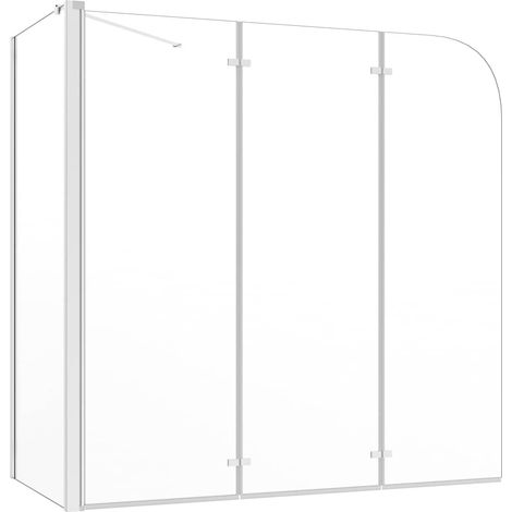 Maison Exclusive - Enclos de bain 120x69x130 cm Verre trempé Transparent (1/5)