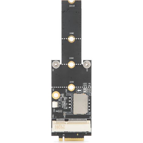 WiFi- und Bluetooth-Kartenkonverter für Laptops, unterstützt Mini-PCI-E-Steckplätze, M.2-zu-PCIe-Adapter, geeignet für NVMe-Tastaturkarten, hohe Datenübertragungsrate, NVMe-Schnittstelle.