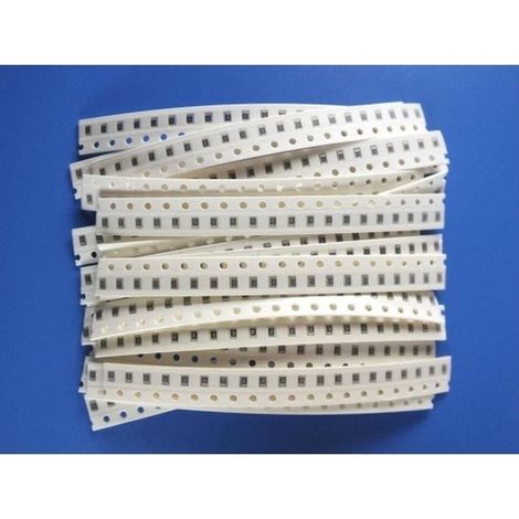 Pack 580 resistencia SMD0805 - 20 resistencias de 29 valores diferentes de 1ohm a 10 Mohm (1/2)