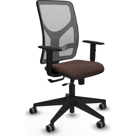 Silla de oficina piqueras y crespo Motilla negro reposabrazos 1D (1/2)