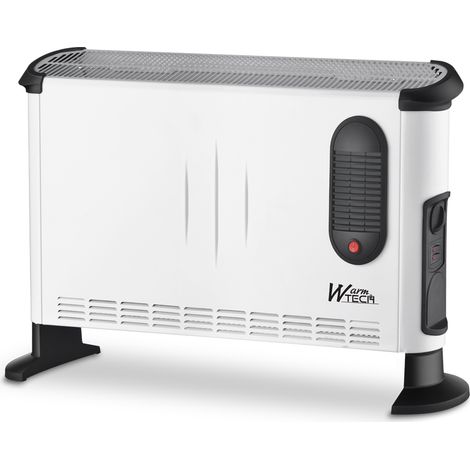 Warm Tech – Radiateur soufflant mobile 3000W – 3 positions de chauffe – Soufflerie pour répartition rapide de la chaleur – Protection contre la surchauffe