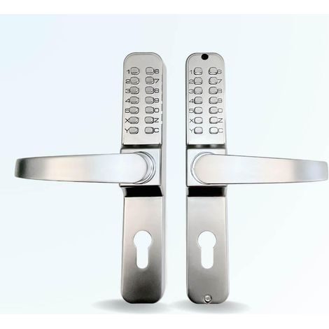 Serrure à code mécanique BT07 Double - Argent