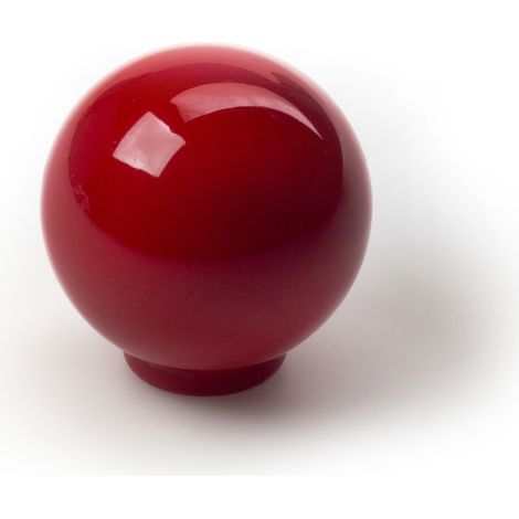 Möbelknopf Rote Kugel ABS H.29 x B.28 x T.28 mm REI