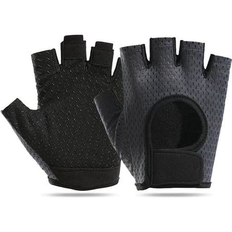 paire de gants d'entraînement unisexes respirants pour la musculation et l'haltérophilie, gris, taille XL. (1/5)