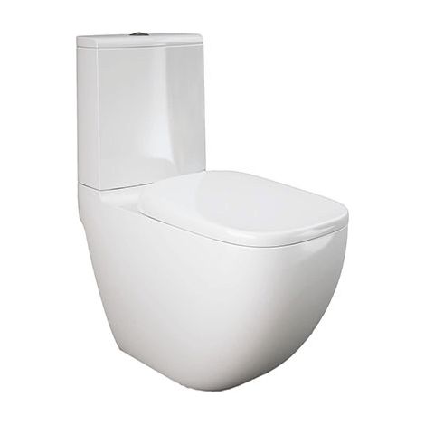 Monoblock-Stand-WC ohne Spülrand