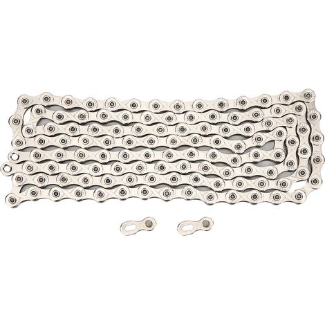 Chaîne de Vélo en Acier de Haute Qualité pour Bicyclette Montagne, Pliante et Route - Accessoire Cyclisme SX11 Argent (1/5)