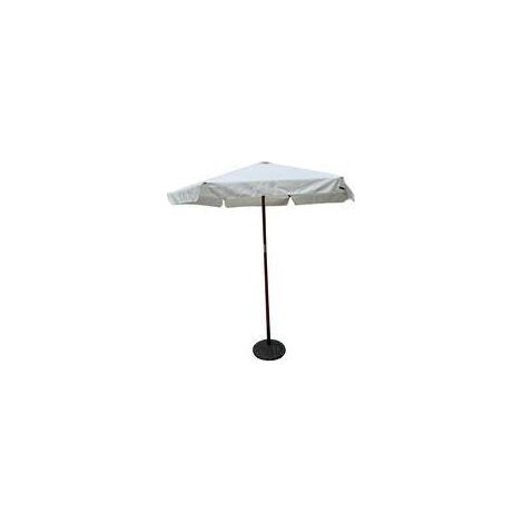 C OMBRELLONE IN LEGNO PALO 38 NAURU D2,5M BIANCO