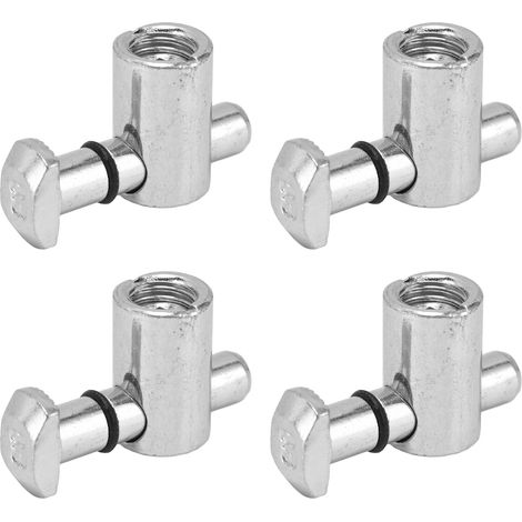 Connecteur d'Ancrage Interne 4 Pièces pour Profilé Aluminium 45x45, Angle Réglable 0-180°, Compatible Normes Européennes (1/5)