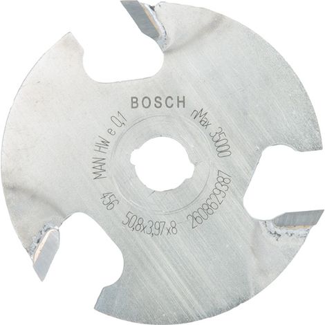 Bosch Trimmer Expert Wood Slotting Cutter 8 mm 2608629387