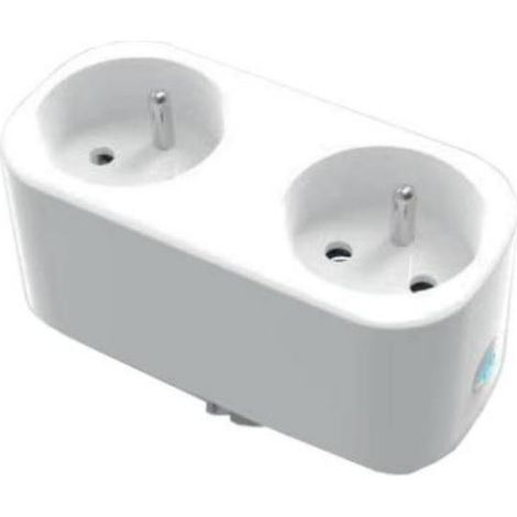 Prise Connectée WiFi Double avec Minuteur et Compteur de consomm (1/5)