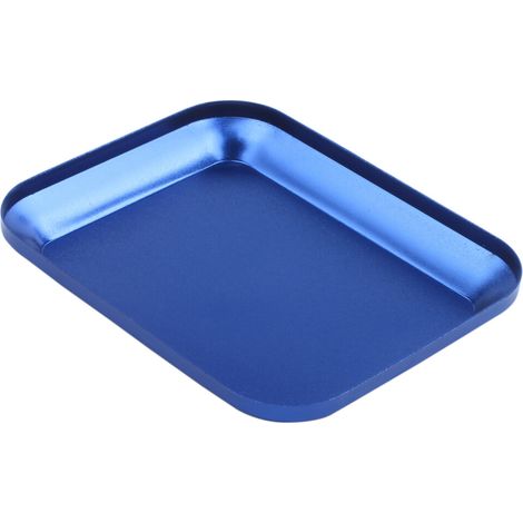Schraubenablage mit Magnethalterung, geeignet für ferngesteuerte Autoreparaturwerkzeuge (blau)