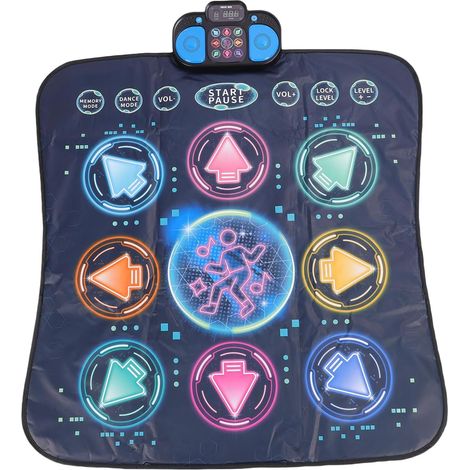 Tapis de danse électronique pour jeu de défi solo et jouet musical pour activités amusantes en intérieur et en extérieur (1/5)