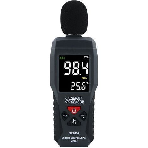 Sonomètre Enregistreur de niveau sonore Testeur de bruit Audio numérique Sonomètre Plage de mesure 30-130dB Lot de 1 (1/5)