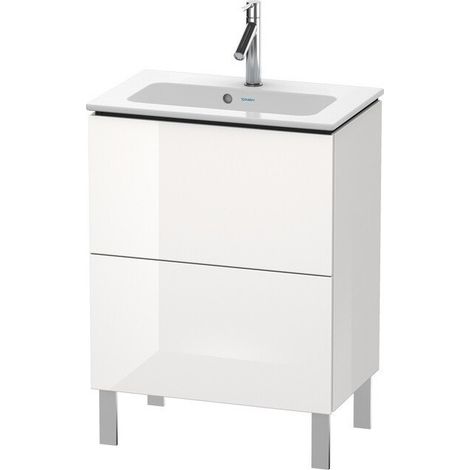 Duravit L-CUBE Mobile lavabo compatto 704x620x391mm noce scuro