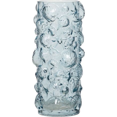 Amadeus - Vase Océan bleu en verre H26 cm
