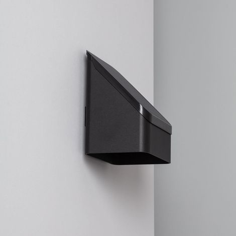 Applique da Parete LED Solare Alluminio Per Esterni con Sensore di Movimento Radar Namib  4000K Bianco Naturale