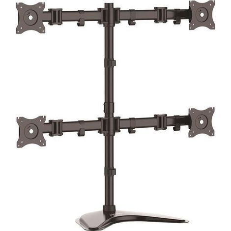 StarTech ARMBARQUAD soporte de escritorio negro para 4 pantallas (1/4)