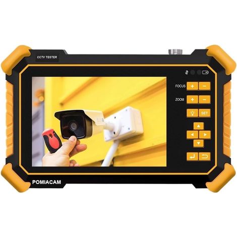 Testeur CCTV HD HD-2900, écran 4.3 Pouces, Moniteur for 8M CVI TVI AHD CVBS HD, Test de caméra coaxiale, Batterie 4000mAh intégrée (1/5)