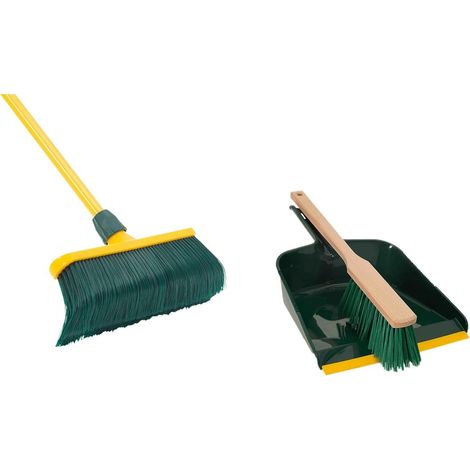 Balai griffes 40 cm plastique + pelle manche long