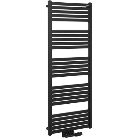 Bruckner Grunt - Heizkörper 133x50 cm, Mittelanschluss, schwarz matt 600.122.6