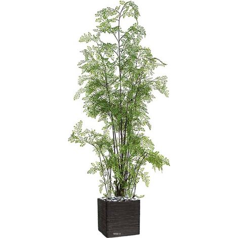 Fougère adiantum artificielle sur pied, en pot, H 180 cm, D 70 cm (1/3)