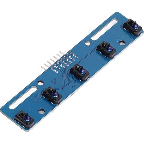 Capteur Infrarouge TCRT5000L 5 Voies, Module Détecteur de Ligne et Obstacle 3.3V-5V (1/5)