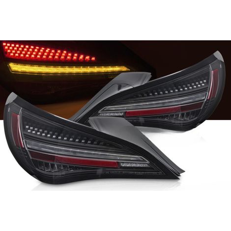 Paire de feux arriere Mercedes CLA C117 de 2013 a 2019 FULL LED Dyn Noir