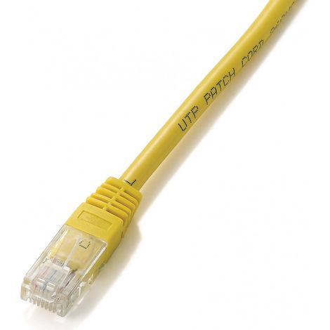 Equip Patchkabel Cat5e UUTP 2xRJ45 5.00m gelb Polybeutel