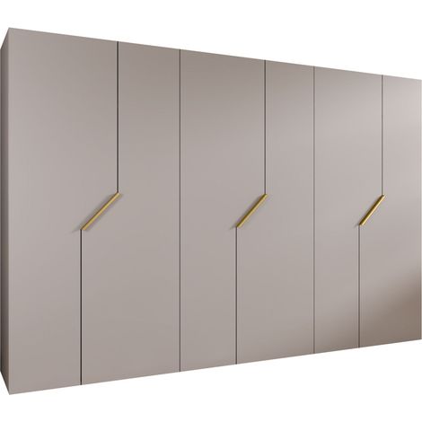Armario Hartford 596, Cachemira, 202x300x52cm, Puertas de armario: Con bisagras, Número de estantes: 0 (1/5)