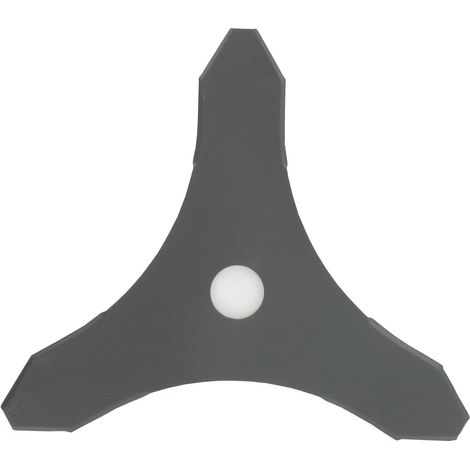 Lame 3 Dents Débroussailleuse - Largeur de Coupe : 350 mm - Epaisseur 4 mm - Alésage - 20 mm