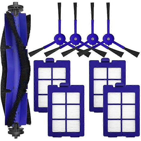 Pour RoboVac X8 hybride nettoyeur Brosses principale/latérale filtre HEPA (1/5)