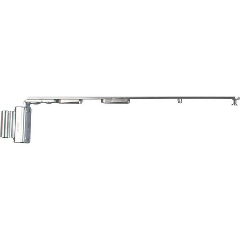 Compas pour oscillo battant PVC Unijet D recouvrement de 20 mm longueur 230 mm LFF 280 - 500 mm axe à 9 mm droite - FERCO-BOIS 14002