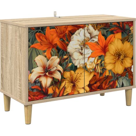 TV Cabinet GENNEP 69 x 33 x 50 cm Sonoma Engineered Wood vidaXL (1/5)