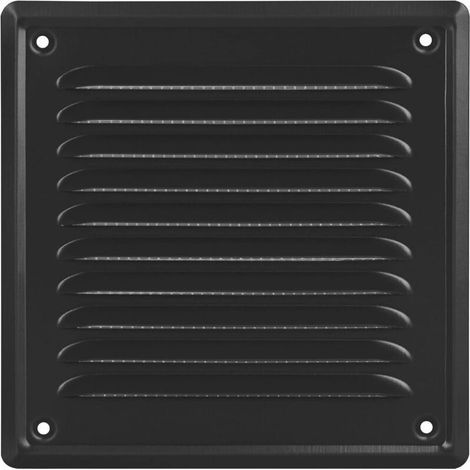 Grille d'aération - Grille aeration rectangulaire 14x14 cm - Grille aeration exterieur - Grille ventilation - Vétiver métallique - a Grillage pour moustiquaire - Grille murale en filet (1/5)