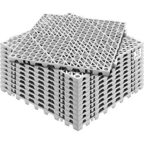 Set di 12 Piastrelle per Piscina da Giardino 30x30x1, 5 cm (1/5)