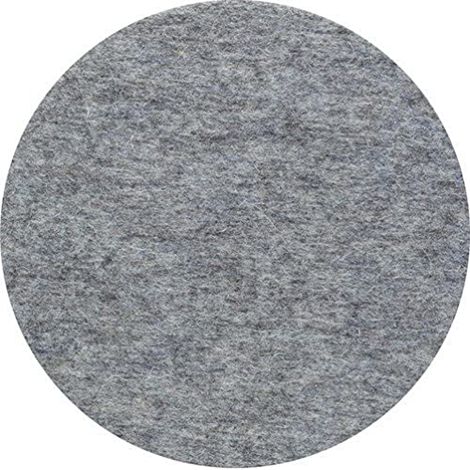 Feltro lucidante per levigatrici orbitale, rigido, con velcro, 160 mm, confezione da 2 (1/4)