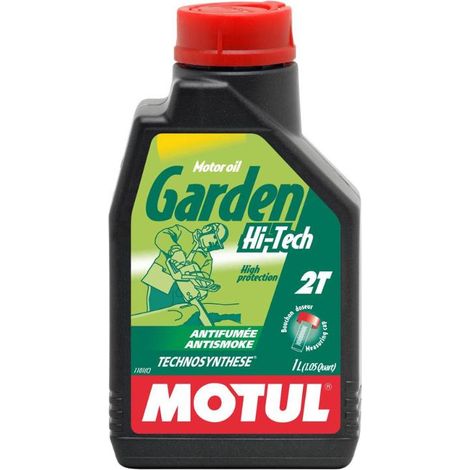 Motul Garden Hi Tech aceite 2 tiempos rojo 1L